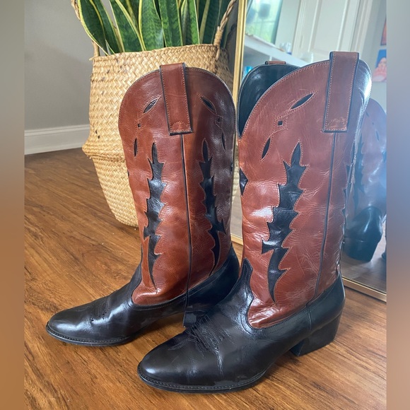 Vintage VanEli Cowboy boots in excellent condition - Picture 3 of 5